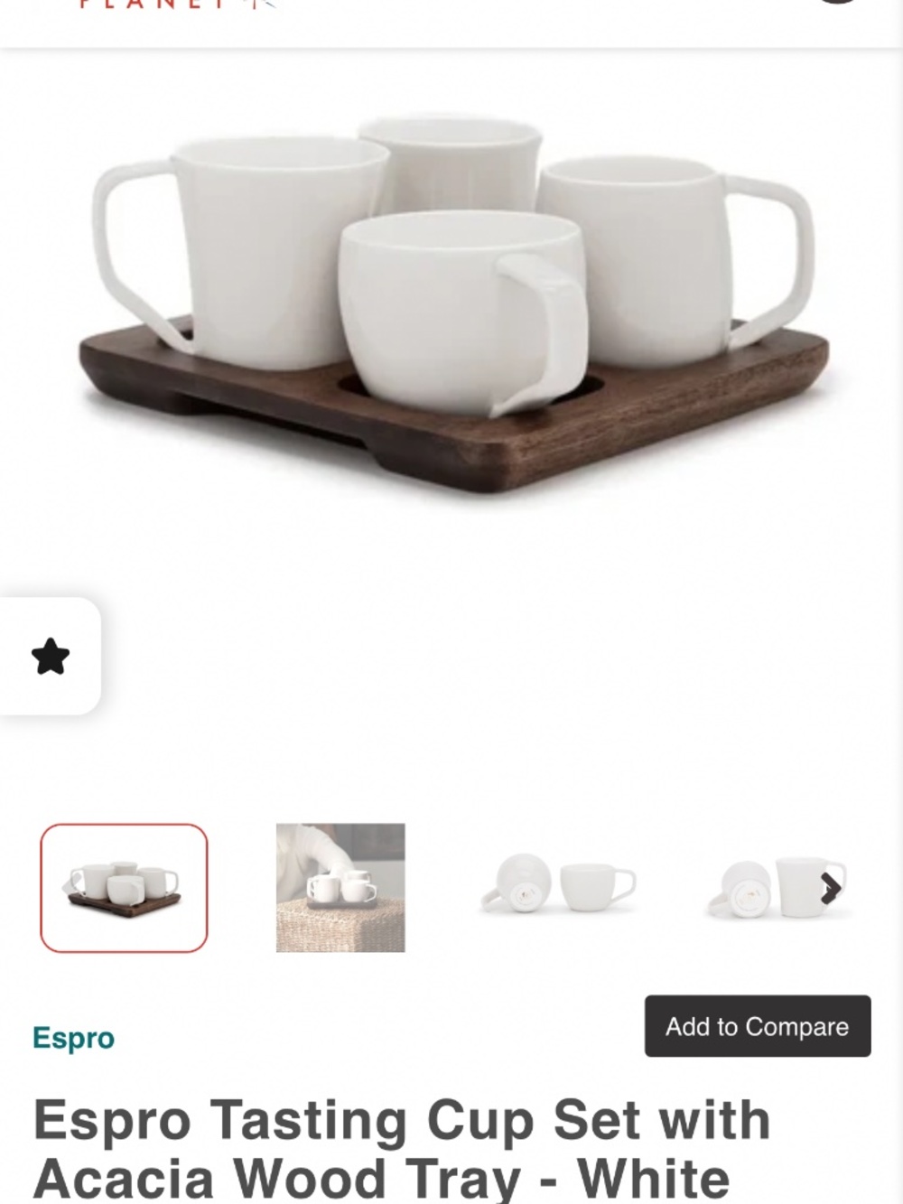 Espro tasting cup coffee set